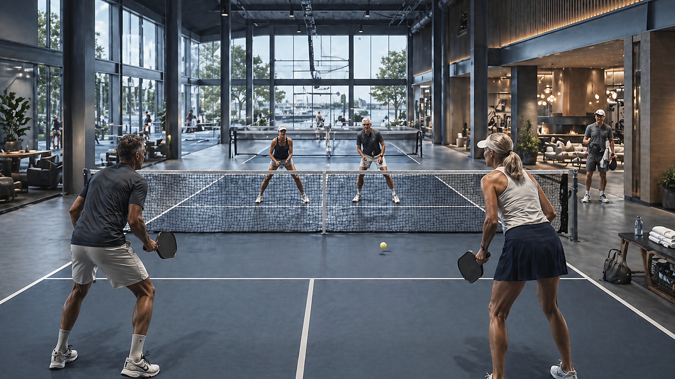 Indoor recreation connected to the four-season strategy
